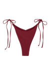 Dubai Bikini Bottom - Burgundy