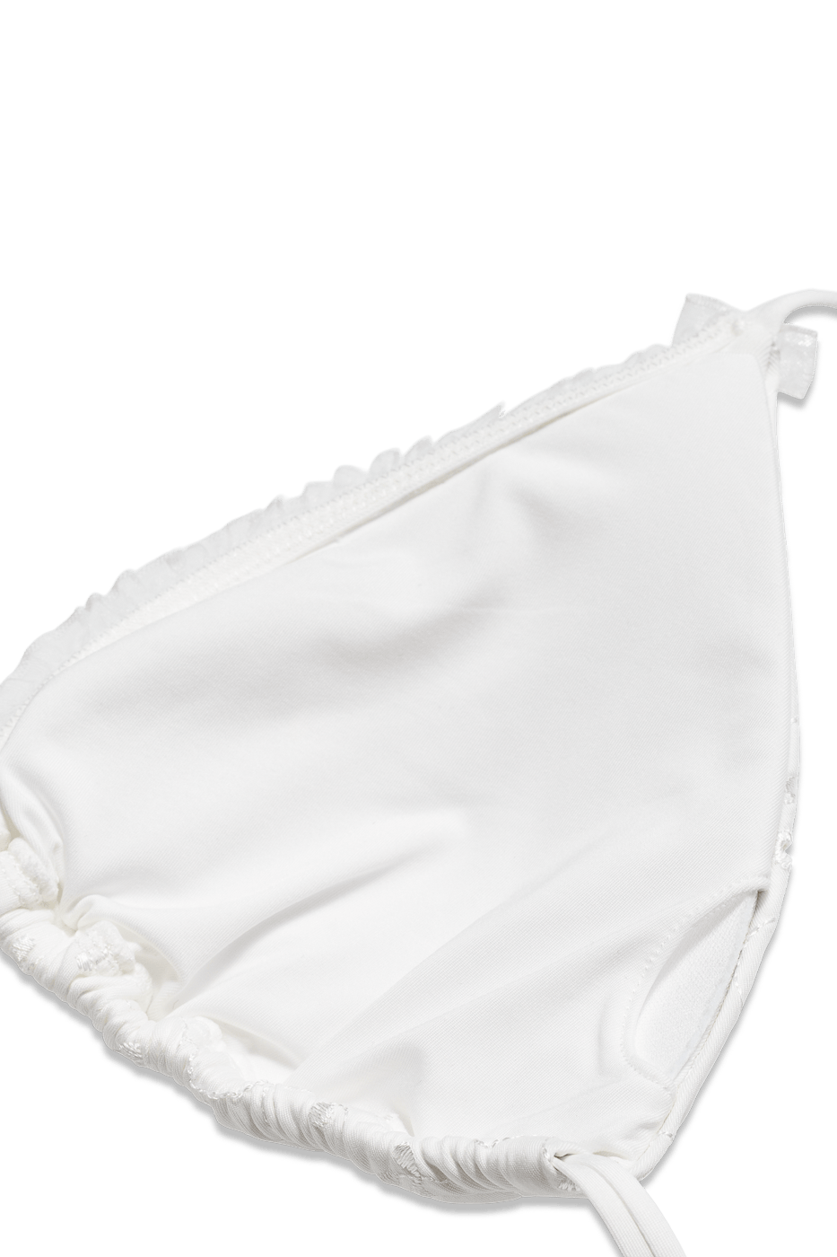 Ivorie Studio Bikini Dubai Bikini Top - White Broderie Anglaise