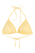 Ivorie Studio Bikini Dubai Frill Bikini Top - Pastel Yellow