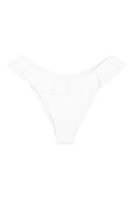 Ivorie Studio Bikini Maldives Frill Bikini Bottom - White