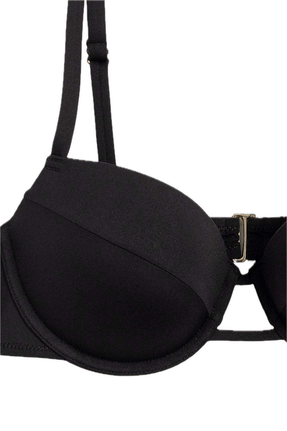 Ivorie Studio Bikini Resort Push-Up Bikini Top - Black