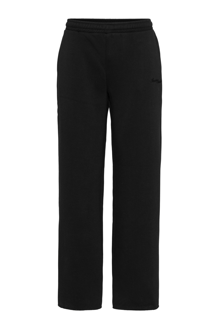 Ivorie Studio Bukse Studio Essential Wide Leg Sweatpant - Black
