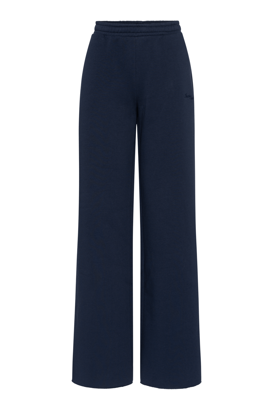Ivorie Studio Bukse Studio Essential Wide Leg Sweatpant - Navy