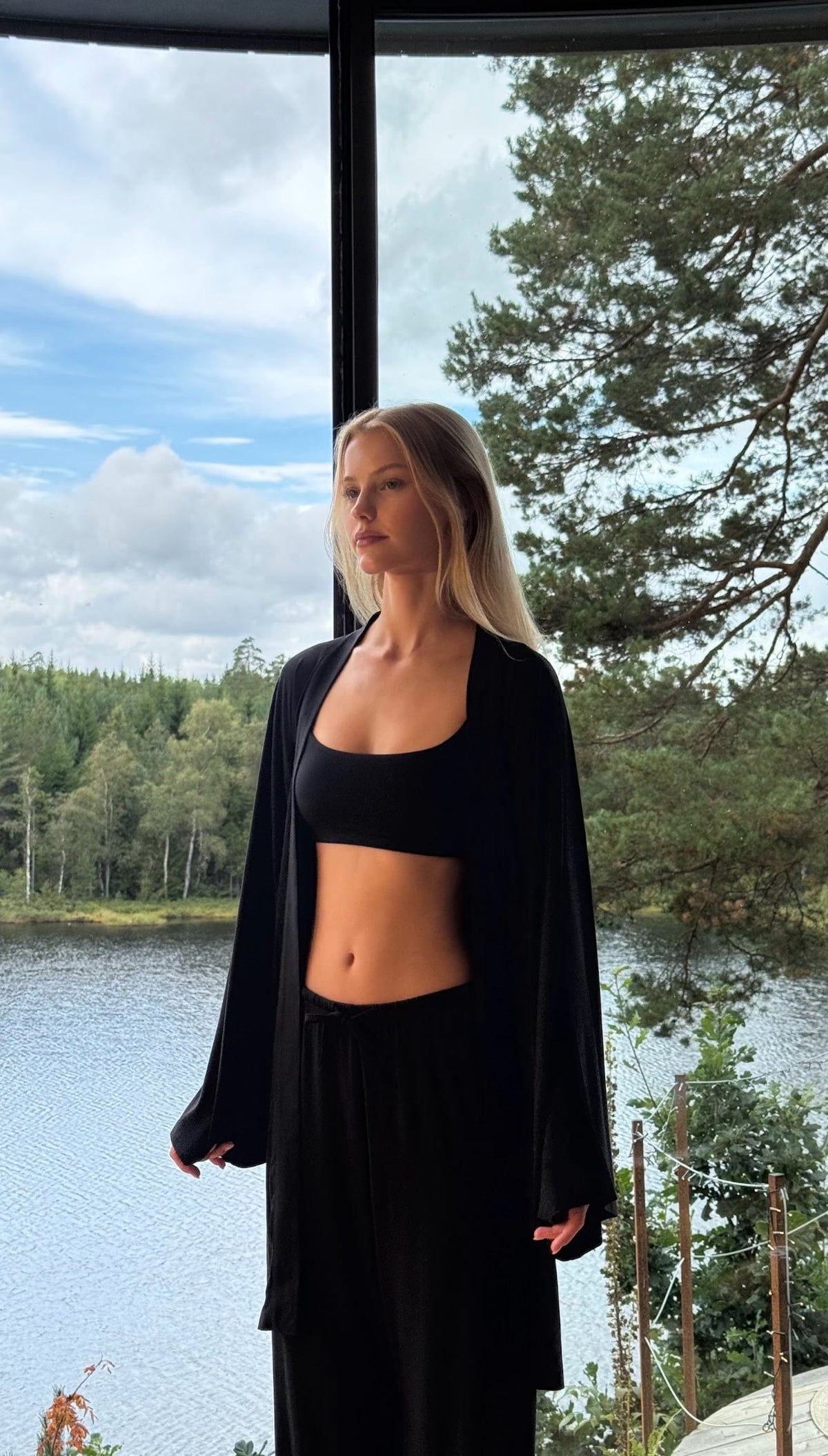Ivorie Studio Cloud Lounge Bralette - Black