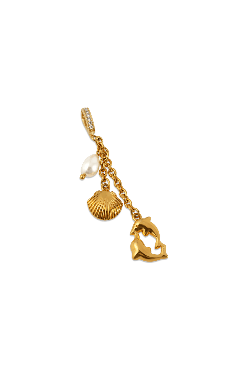 Ivorie Studio 18k real gold plated Dolphin Bikini Jewellry