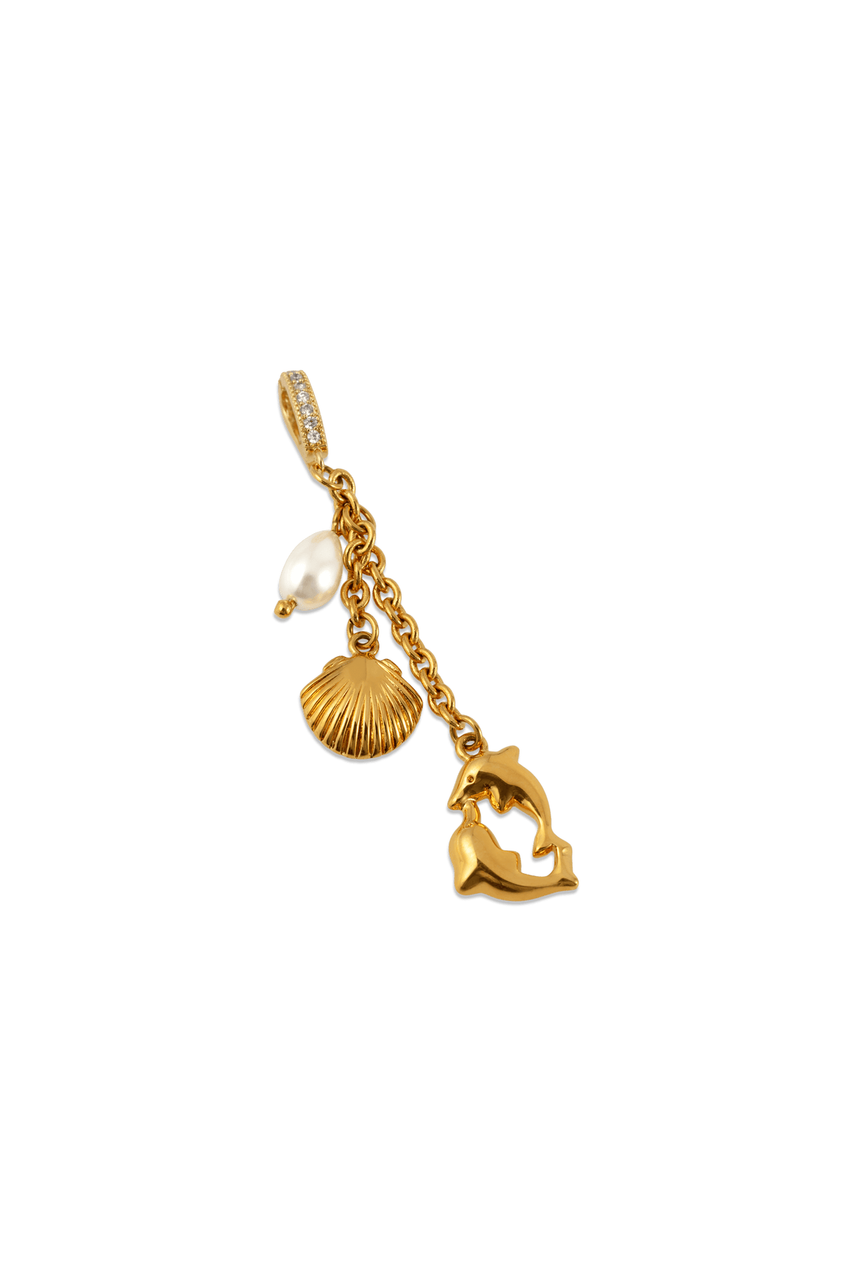 Ivorie Studio 18k real gold plated Dolphin Bikini Jewellry
