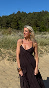 Azura Maxi Dress - Espresso Brown