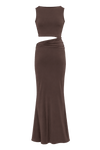Goddess Dress - Espresso Brown