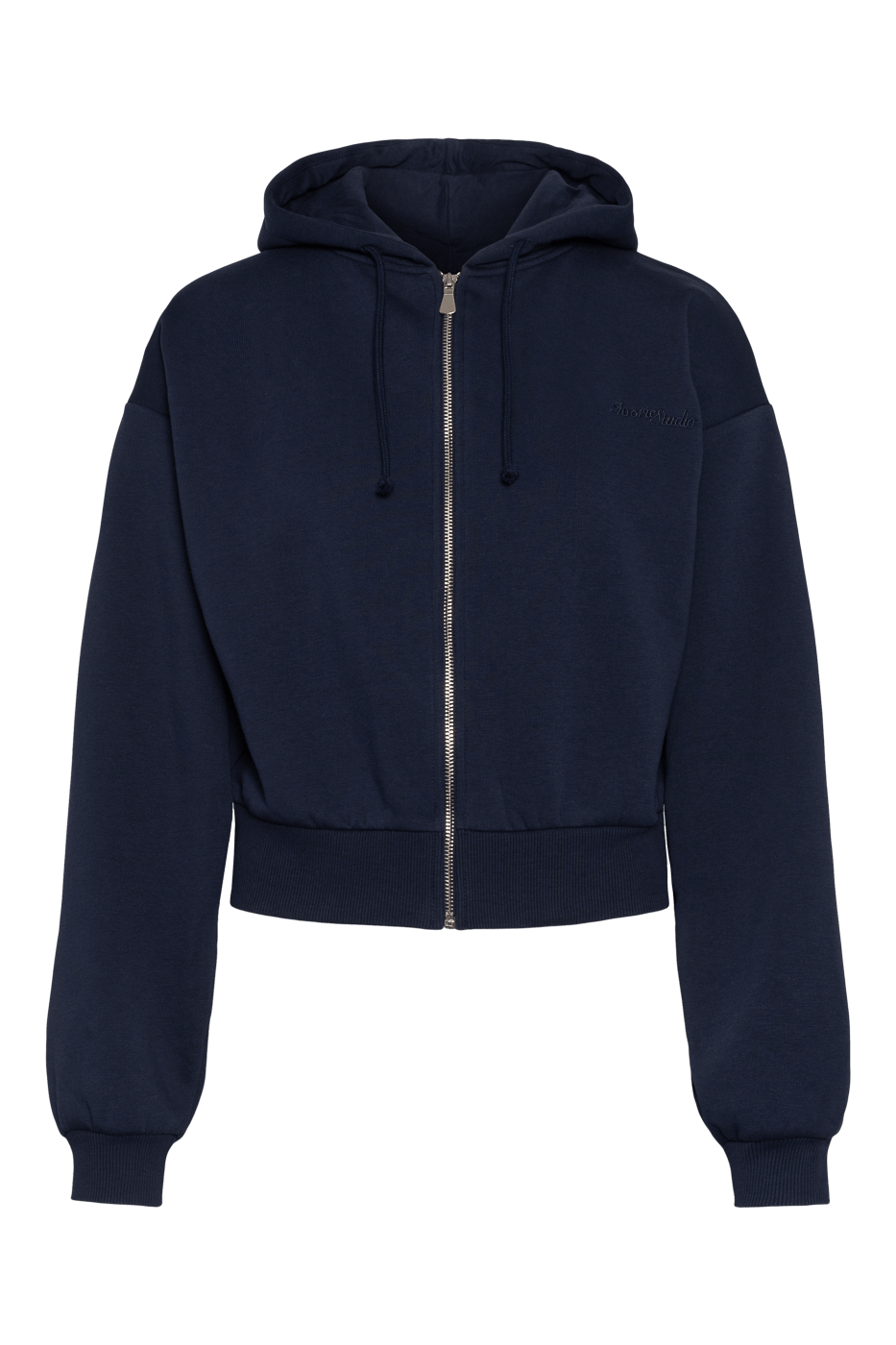 Ivorie Studio Genser Studio Essential Zip Hoodie - Navy
