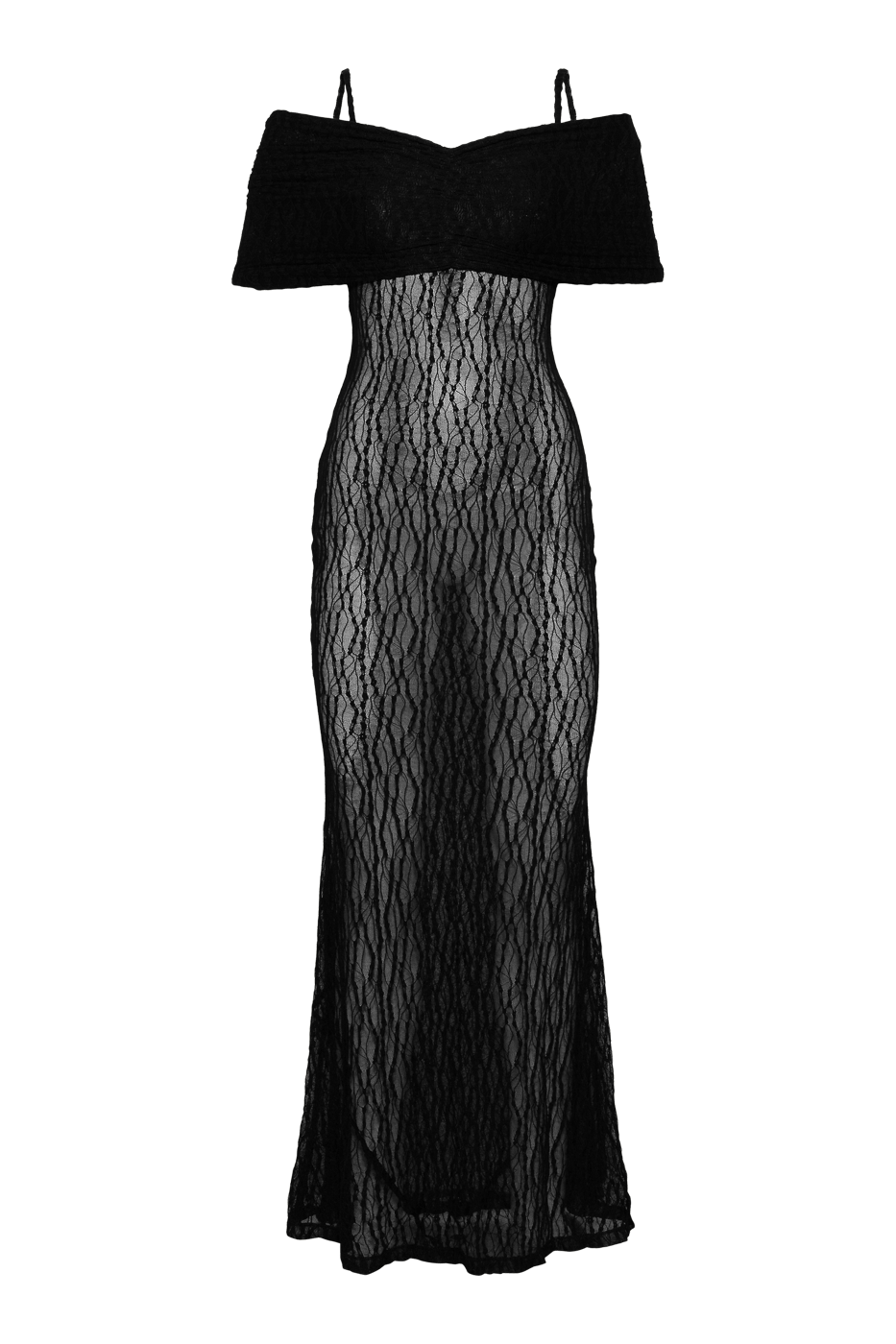 Ivorie Studio Gigi Lace Dress - Black