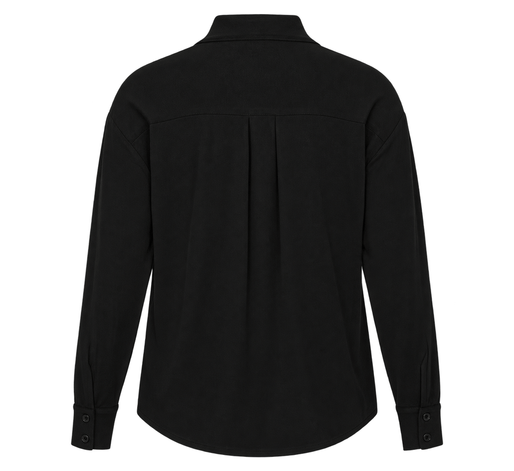 Ivorie Studio Night and Loungewear Cloud Lounge PJ Shirt - Black
