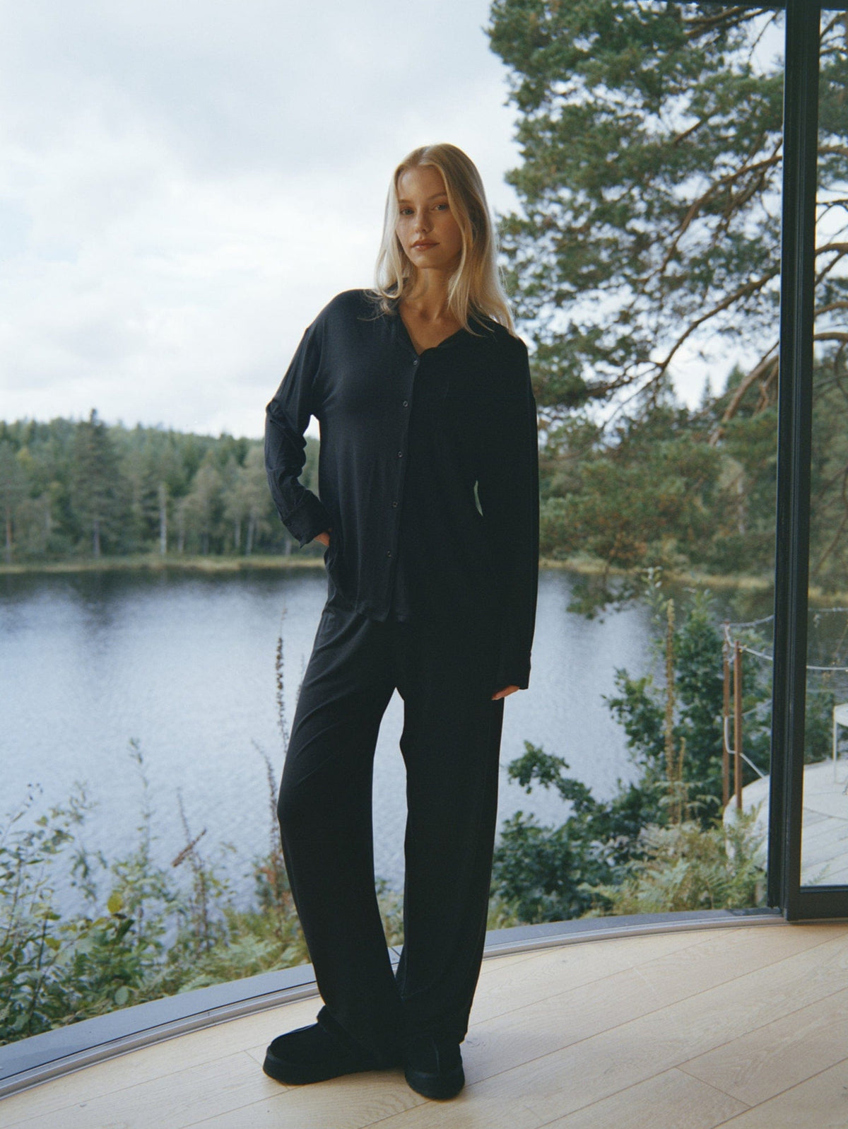 Ivorie Studio pyjamas Cloud Lounge PJ Pants - Black