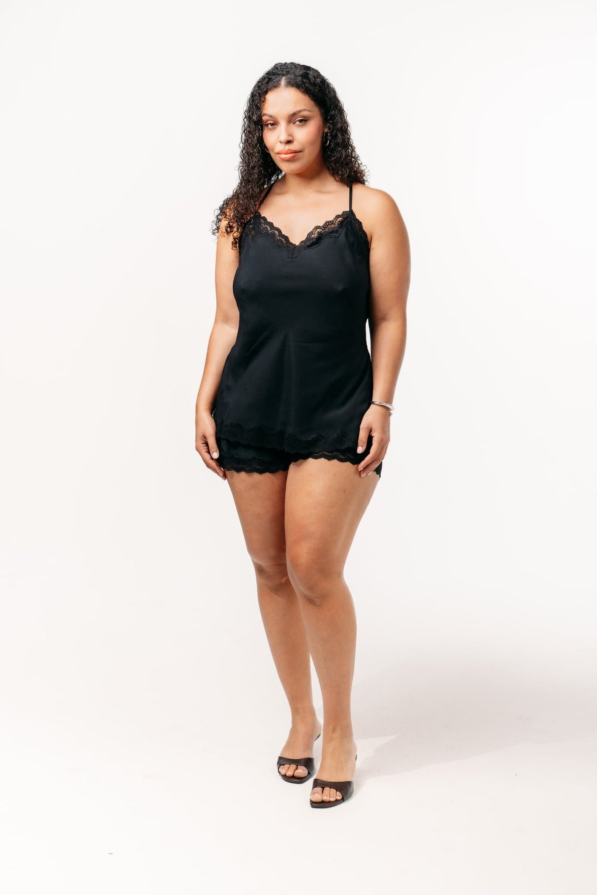 Ivorie Studio Shorts Bellini Lace Shorts - Black