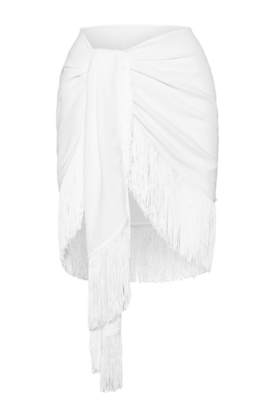 Ivorie Studio Skirt Golden Tides Fringe Sarong - Off White