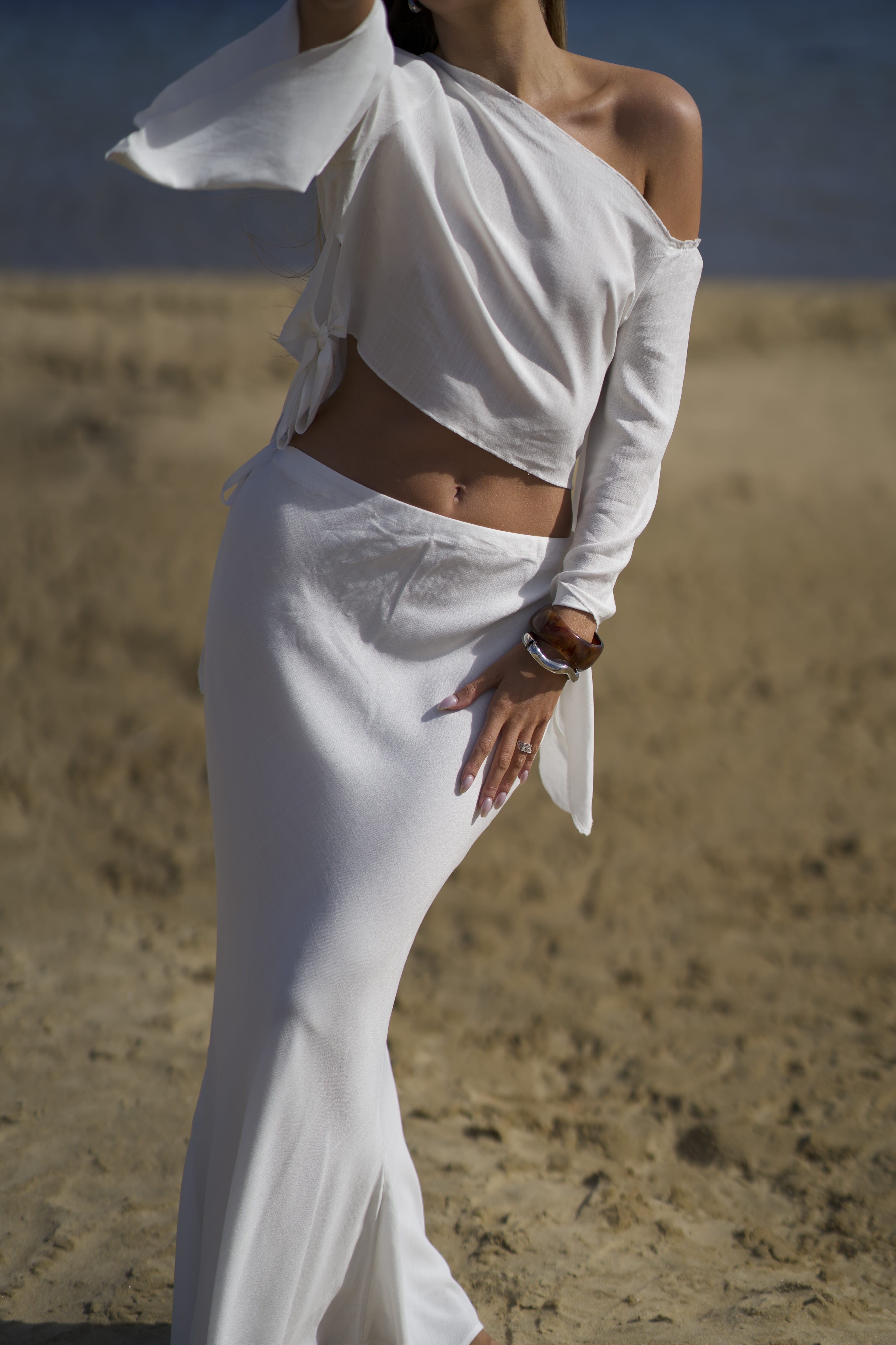 Canope Off Shoulder Top - Off-White
