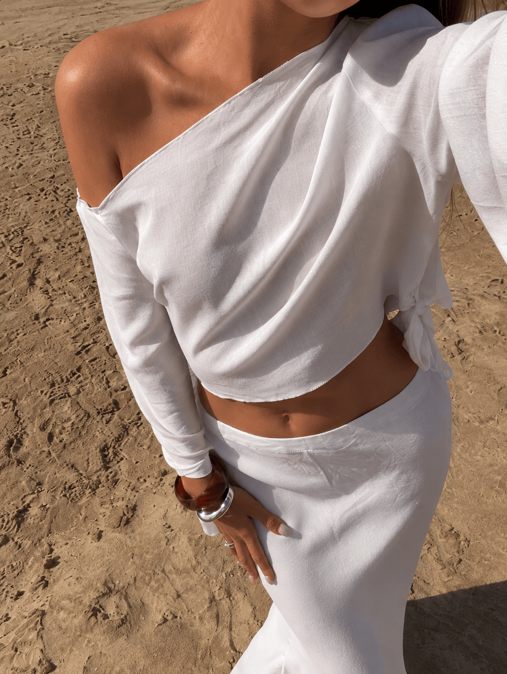 Ivorie Studio Skirt Isola Maxi Skirt - Off-White