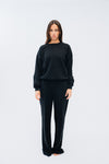 Studio Essential Crewneck - Black