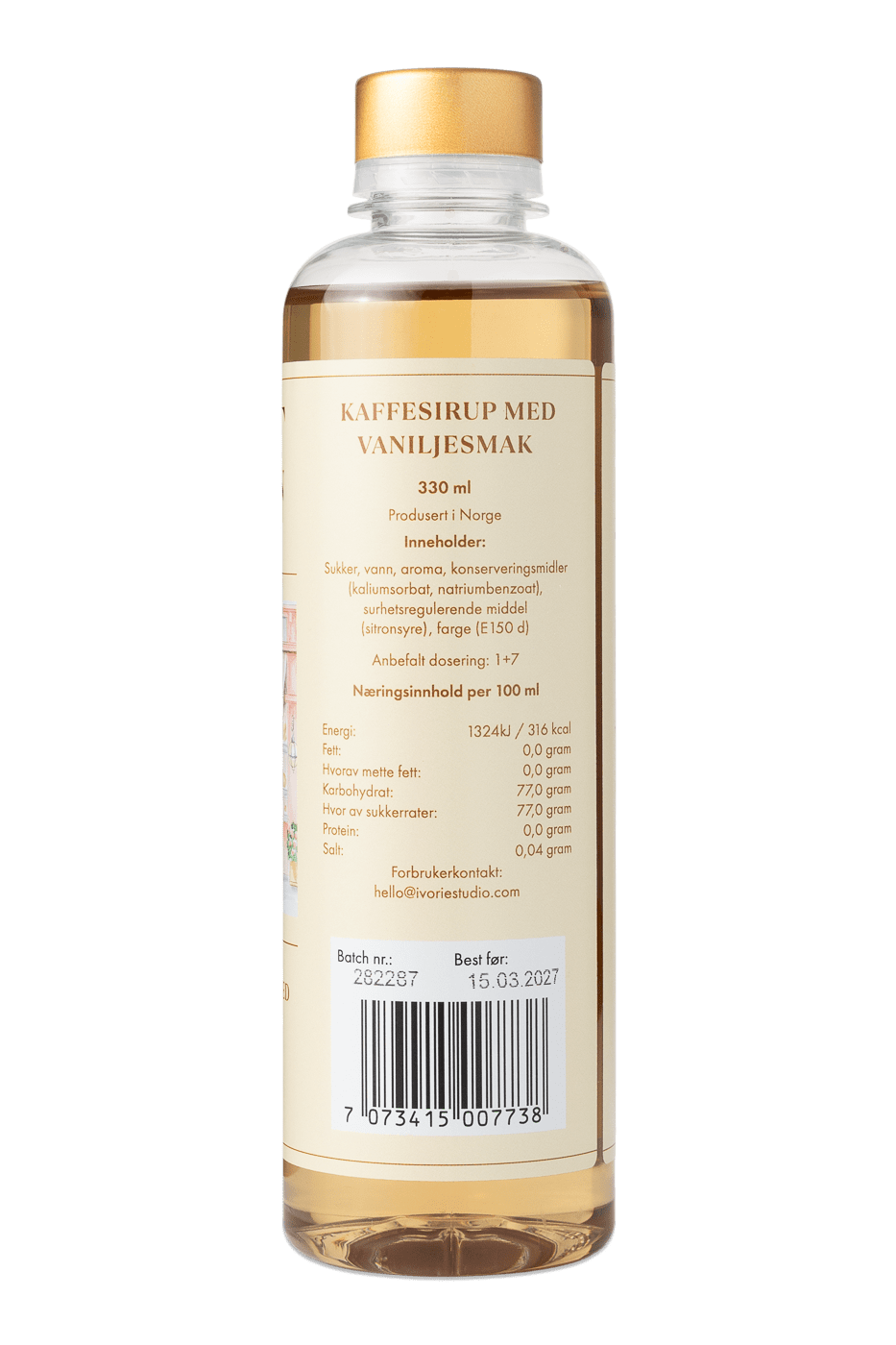 Ivorie Studio Sweet Obsession Vanilla Coffe Syrup