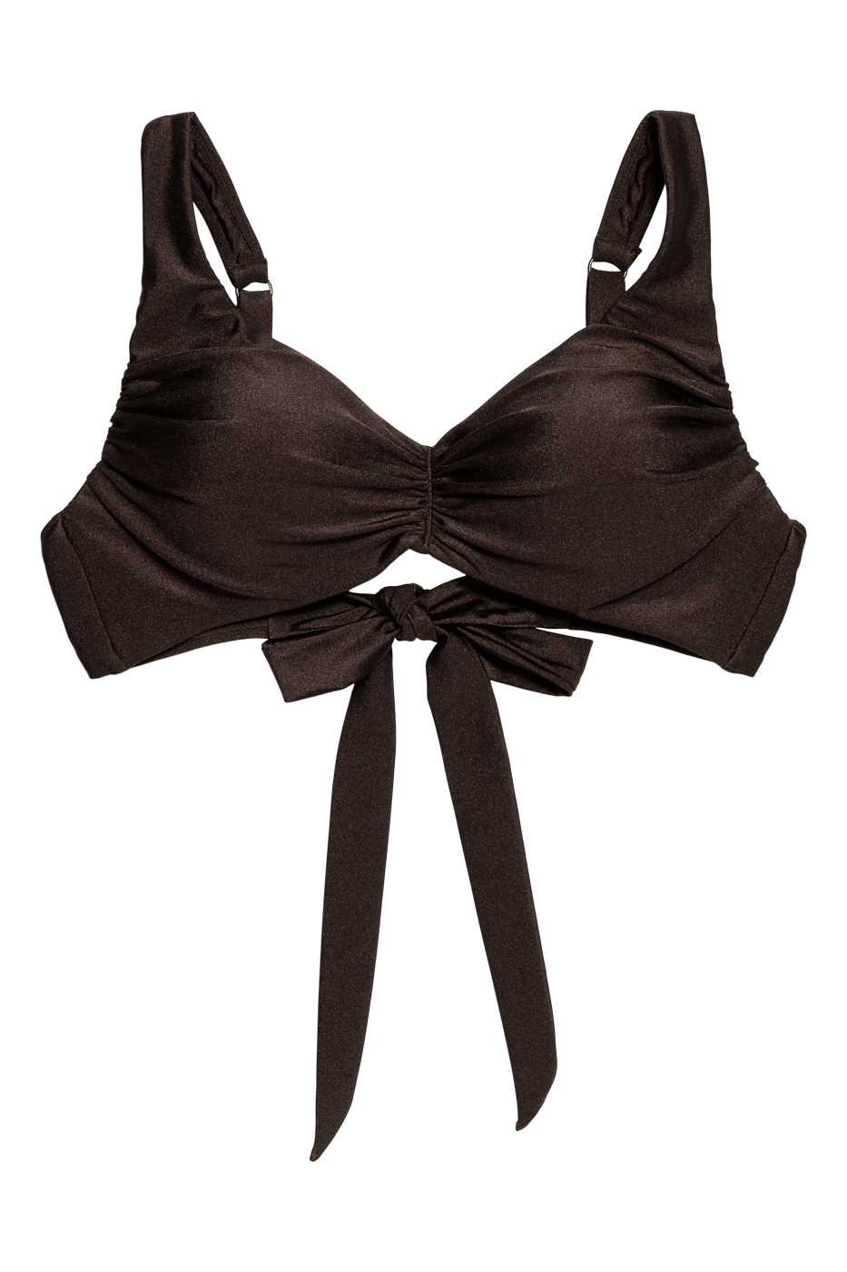 Beach Club Bikini Top - Espresso Brown