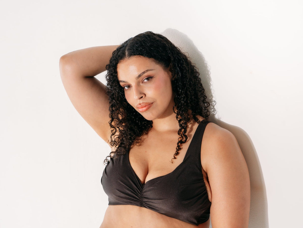 Ivorie Studio Swimwear and Beach Coverups Beach Club Bikini Top - Espresso Brown