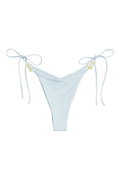 IVORIE STUDIO Swimwear and Beach Coverups Dubai Stone Bikini Bottom - Ice Blue