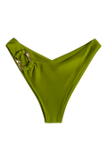 Ivorie Studio Swimwear and Beach Coverups Maldives Bikini Bottom - Palmtree Green