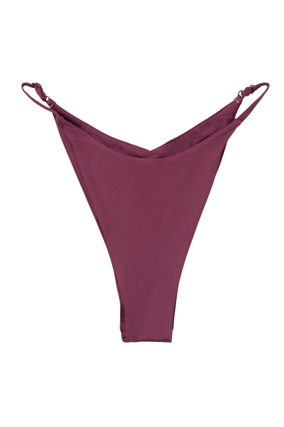 Ivorie Studio Swimwear and Beach Coverups Mykonos Bikini Bottom - Windsor Wine