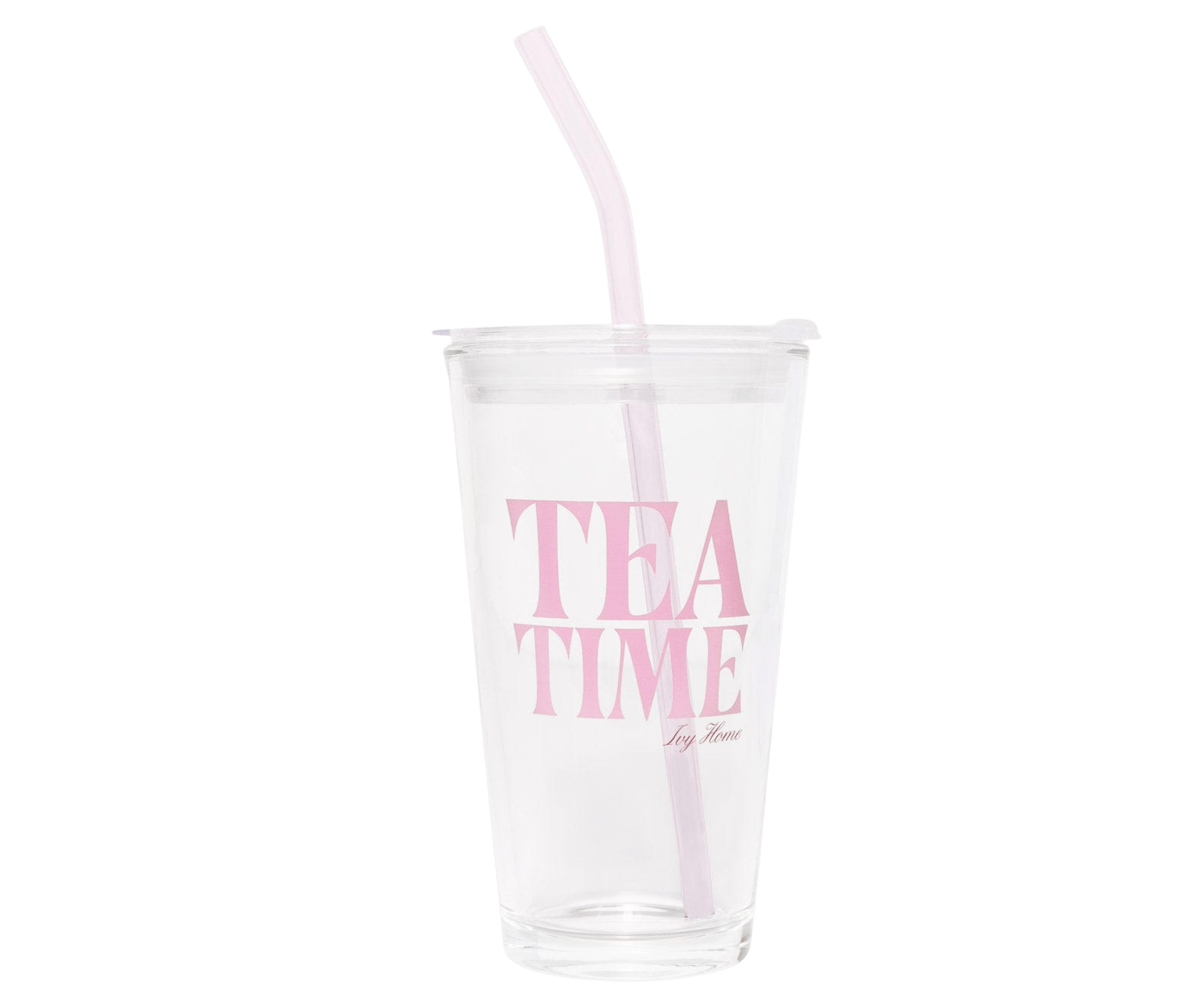 Tea Time Tumbler Glass