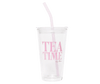 Tea Time Tumbler Glass