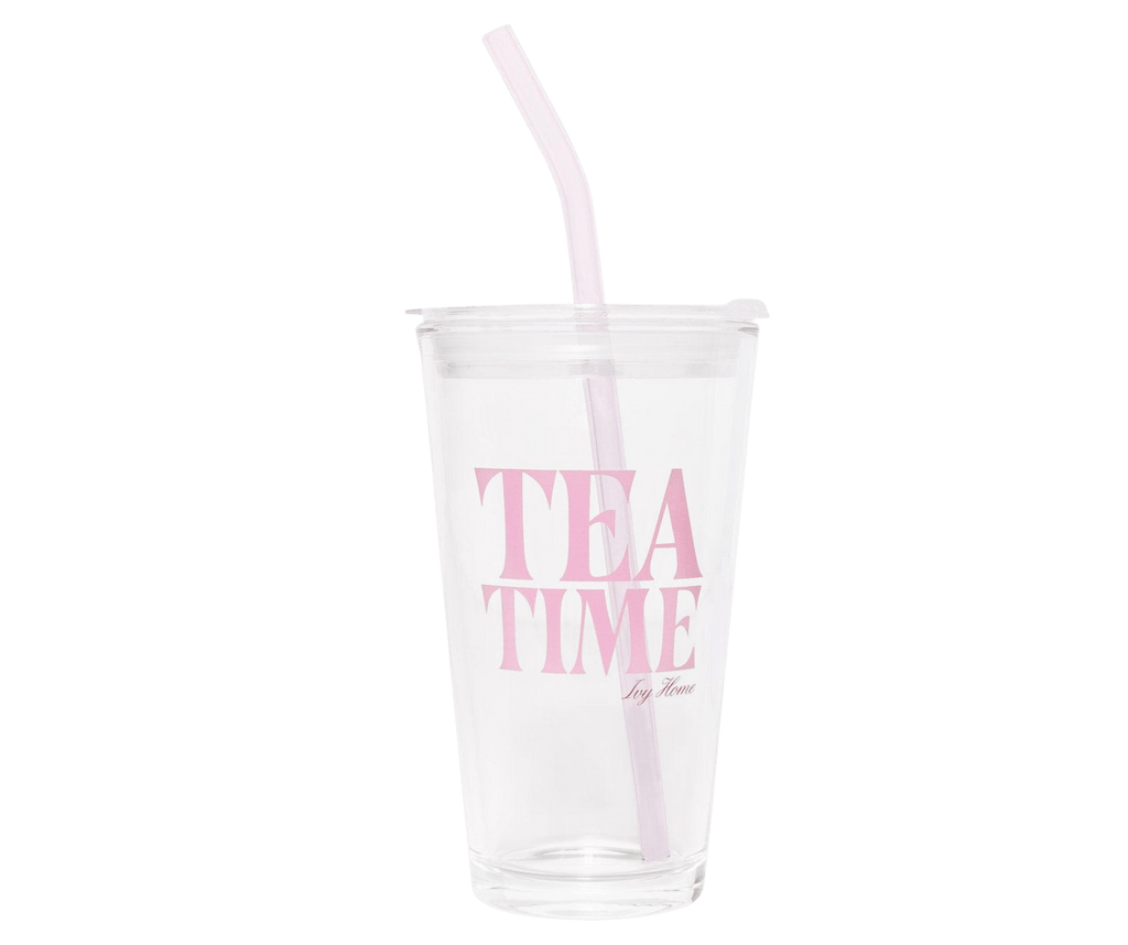 Ivorie Studio Tumbler Tea Time Tumbler Glass