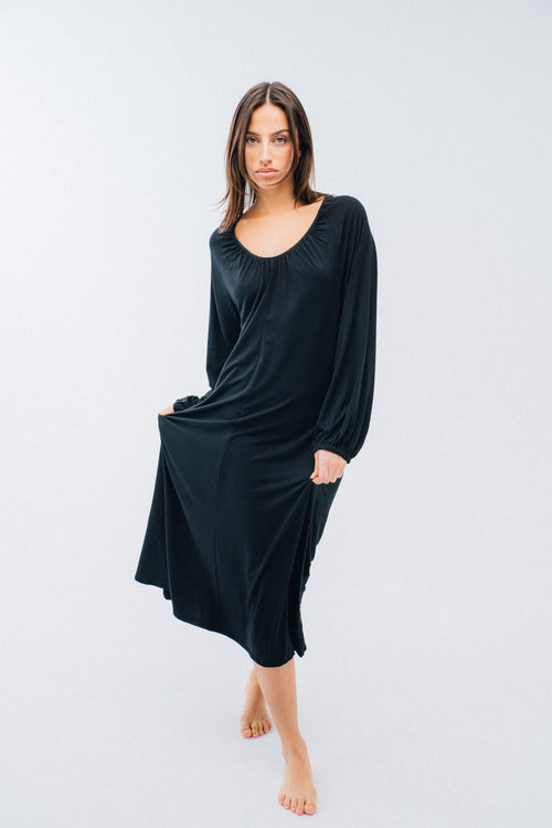 IVY HOME Cloud Lounge Dream Dress - Black