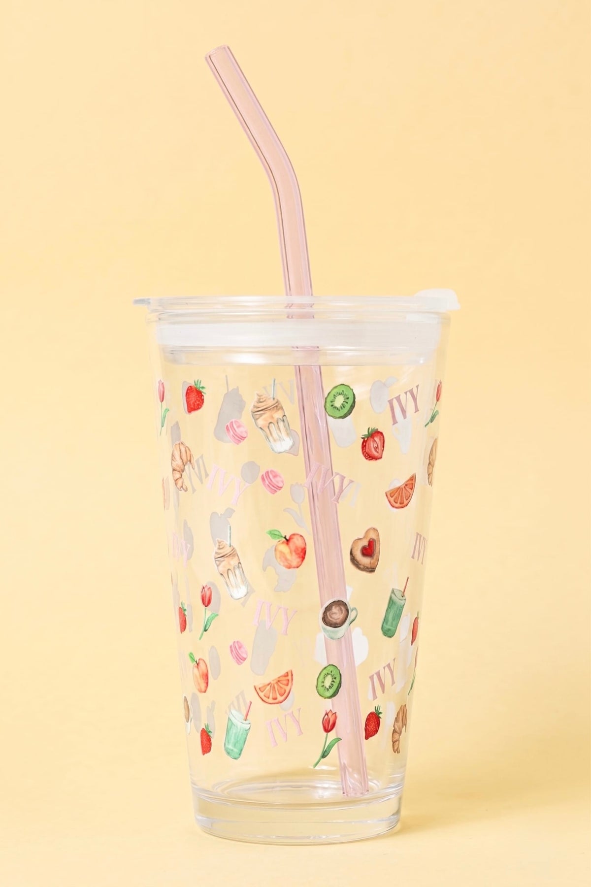 IVY HOME Glassware Spring Tumbler Glass